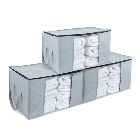 Quilted Storage Bag Set of 3